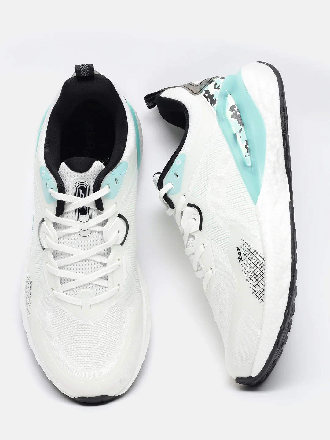 Dynamic Foam Running Shoes - White/Green - Image 3