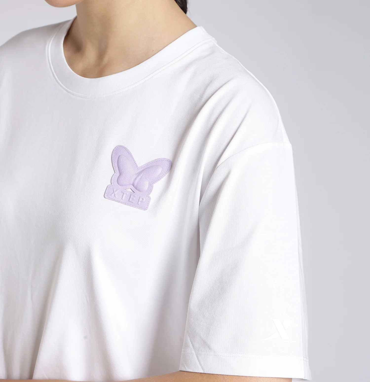 Everyday Cotton Dry Training T-Shirt - Pearl White - Image 6