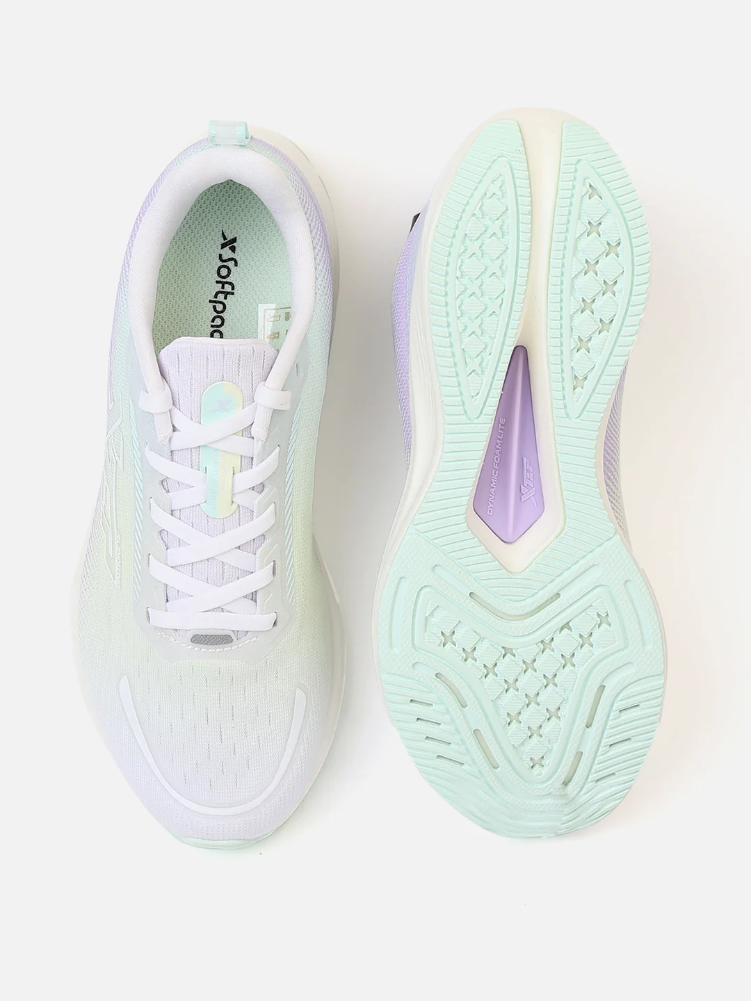 Feather Foam Running Shoe - Purple/Green - Image 4