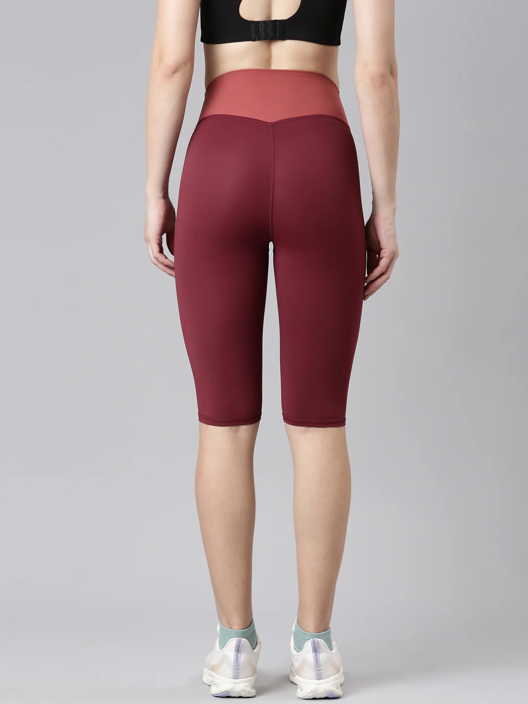 Athletic Training Tights - Dark Scarlet - Image 4