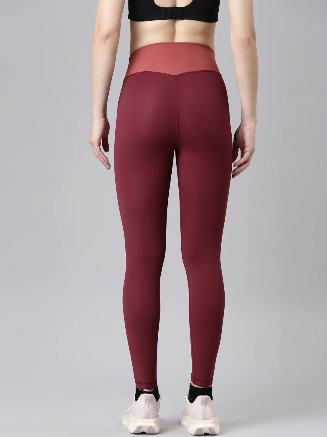 Athletic Training Leggings - Scarlet/Purple - Image 12