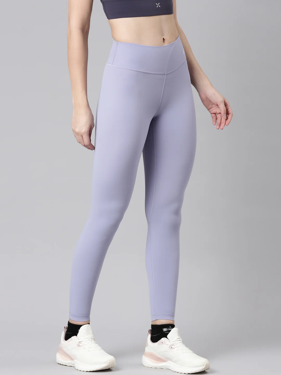 Athletic Training Leggings - Scarlet/Purple - Image 3