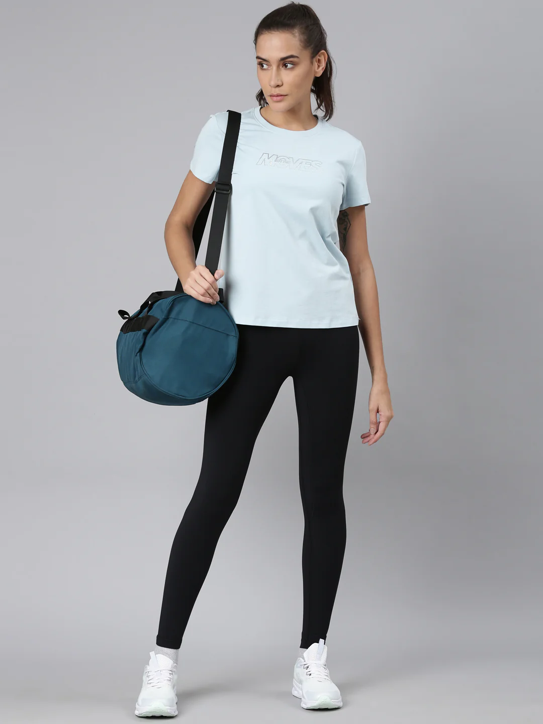 Training Short-Sleeve T-Shirt - Greyish Blue - Image 6
