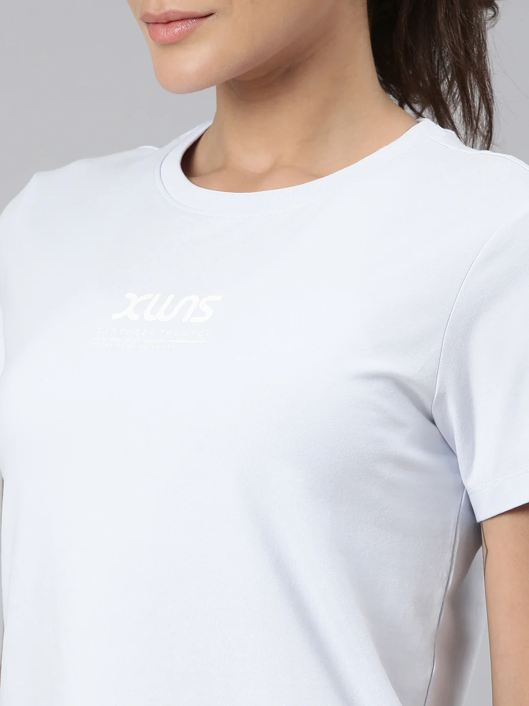 Comfort Short-Sleeve Training T-Shirt - Sky Blue/Purple - Image 14
