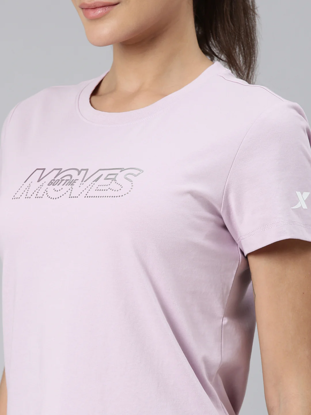 Comfort Short-Sleeve Training T-Shirt - Sky Blue/Purple - Image 7