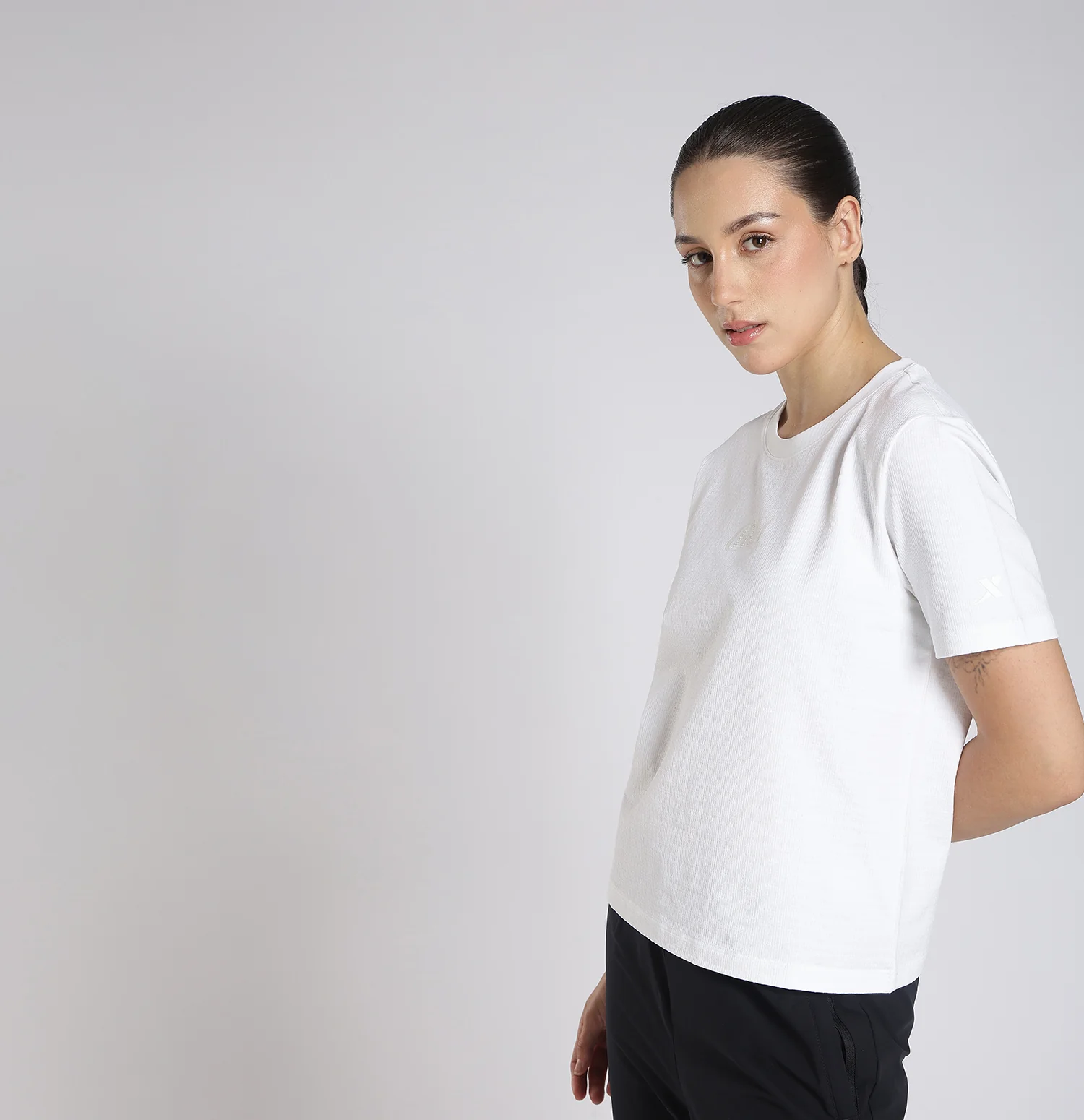 Anti-Bacterial Comfort Training T-Shirt - Pearl White - Image 3