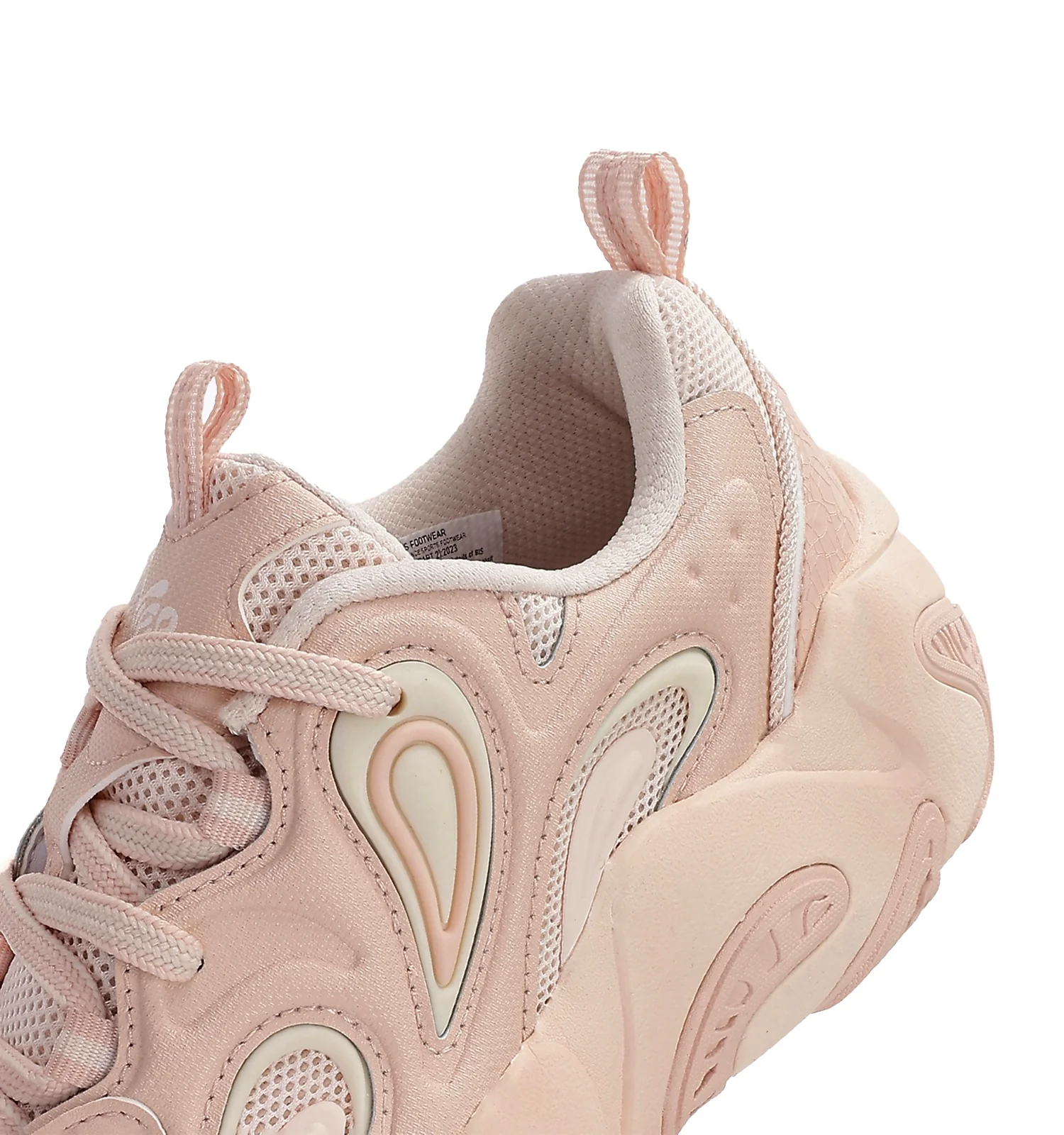 Energetex Modern Comfort Casual Shoe - Pink/Orange - Image 3