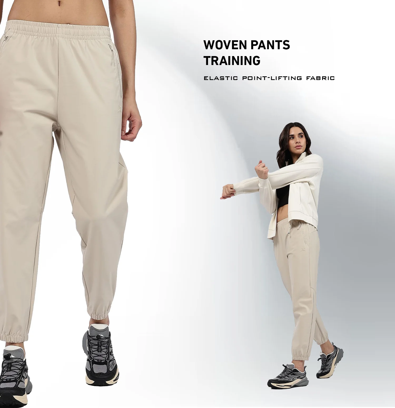 Comfort Woven Quick-Dry Outdoor Pants - Apricot - Image 6