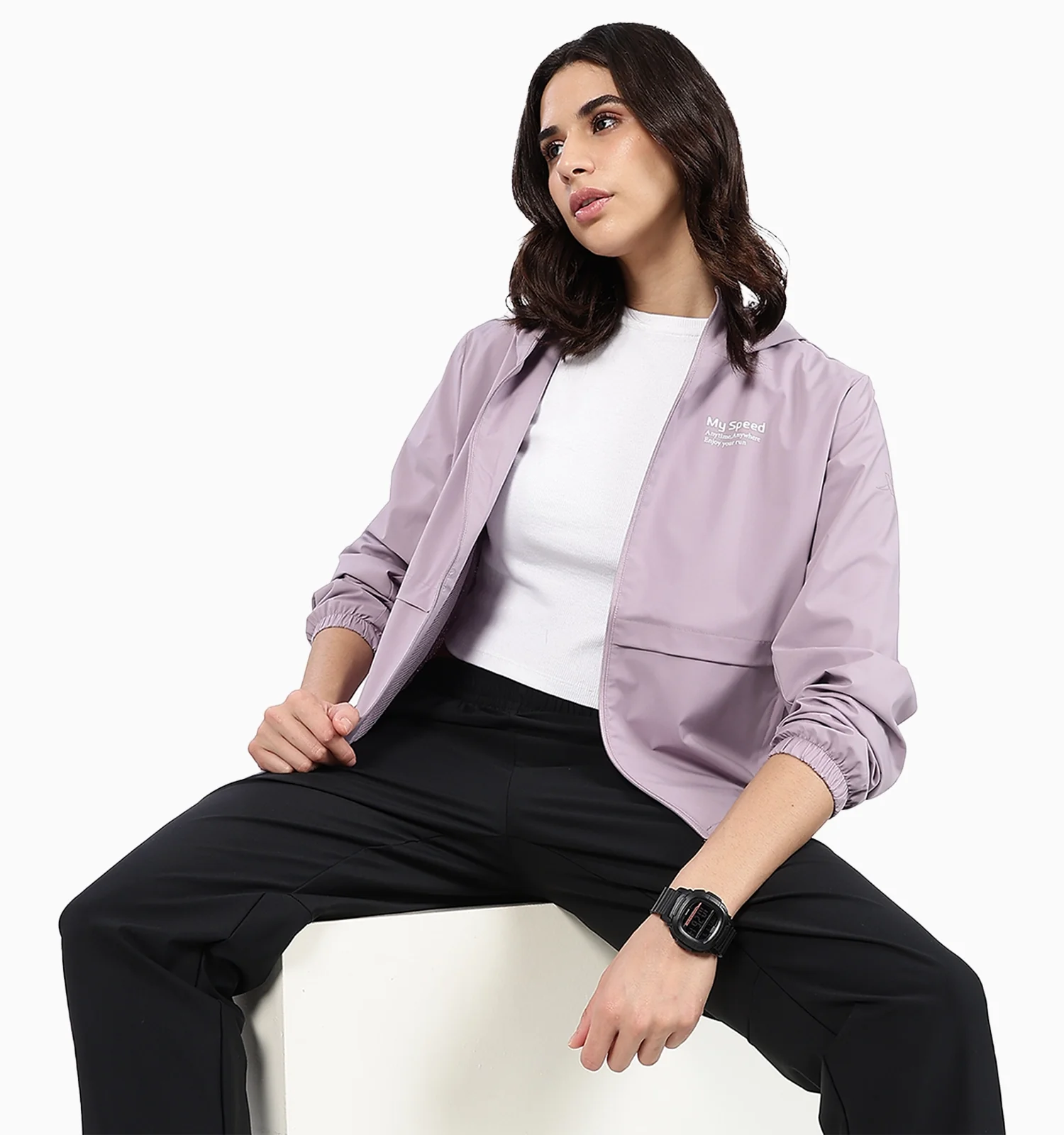 X-Shield Double Layer Windbreaker - Lavender Purple - Image 4
