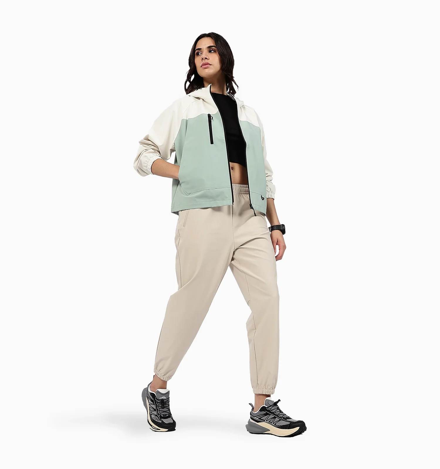 X-Shield Double Layer Windbreaker - Haystack Green - Image 4